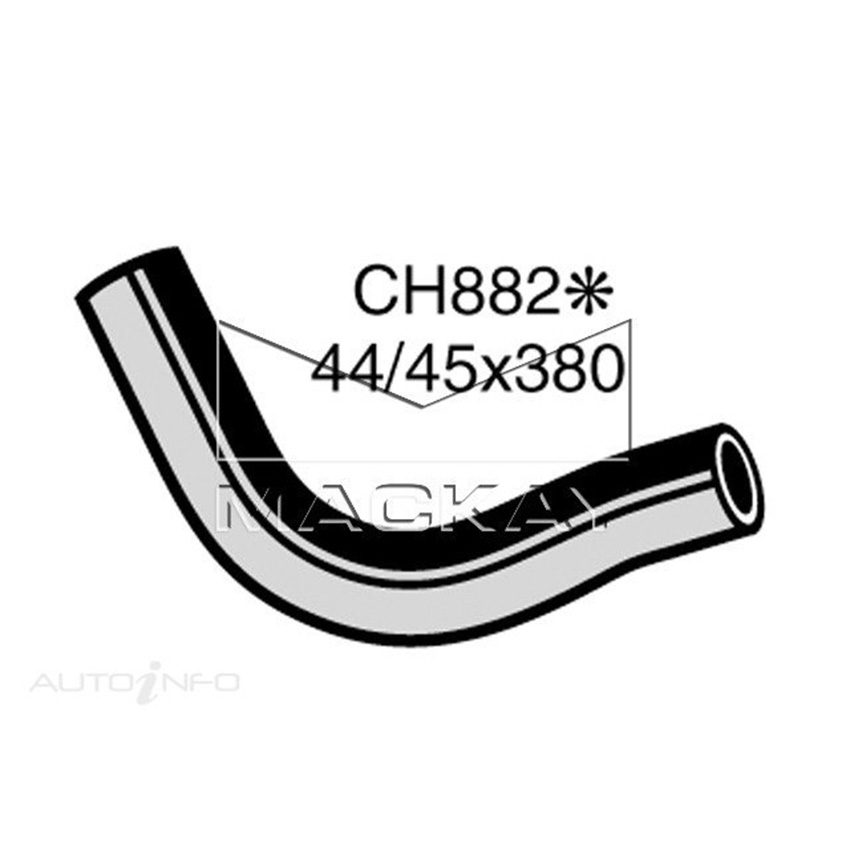 Mackay CH882 Radiator Lower Hose For Holden Monaro HG 5.7L V8 Petrol Manual/Auto