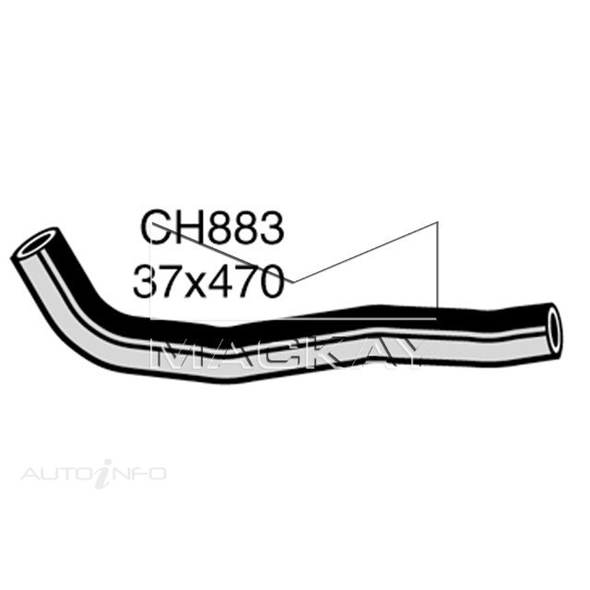 Mackay CH883 Radiator Upper Hose For Holden Brougham Hg 5.0L V8 Ptl Man&Auto