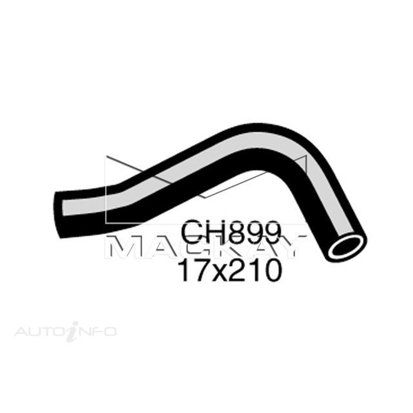 CH899 Heater Hose for Holden Belmont HG 4.1L V8 Petrol Manual / Auto Mackay