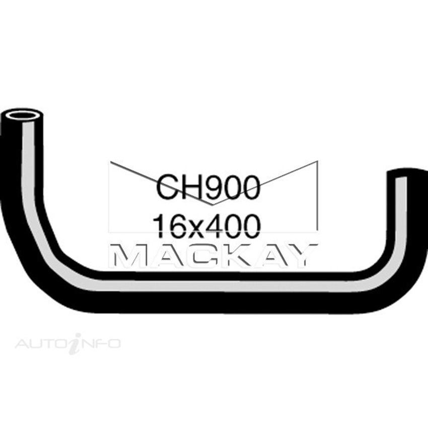 Mackay Heater Hose For Holden HT 1969-1970  - CH900