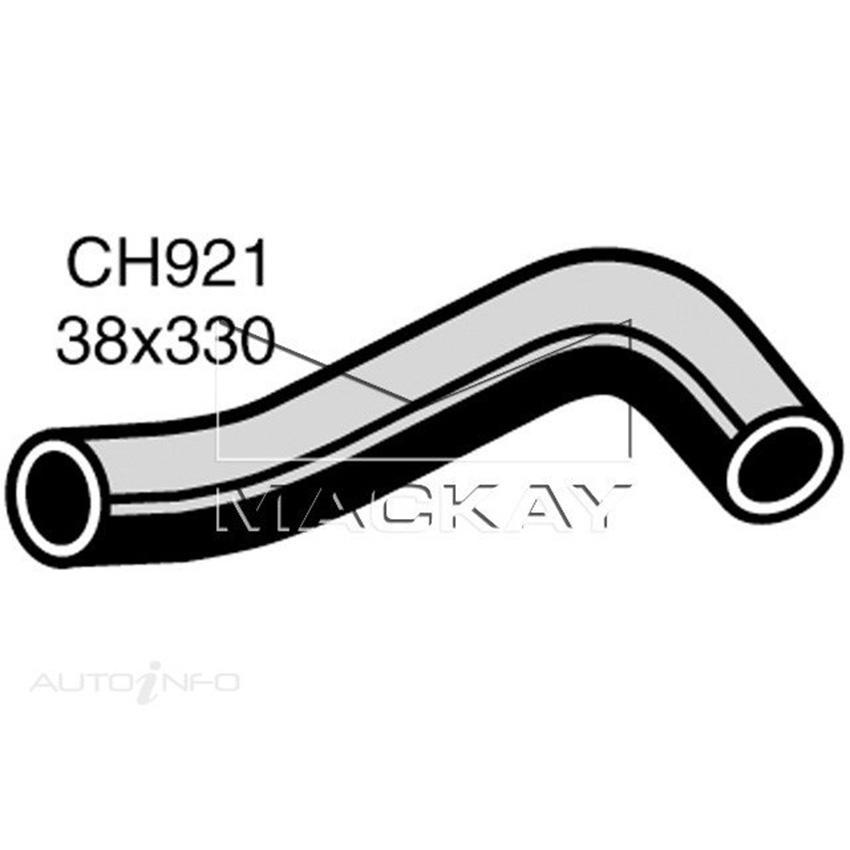 Mackay CH921 Radiator Upper Hose For Ford Falcon XY 4.1L I6 Petrol Manual & Auto