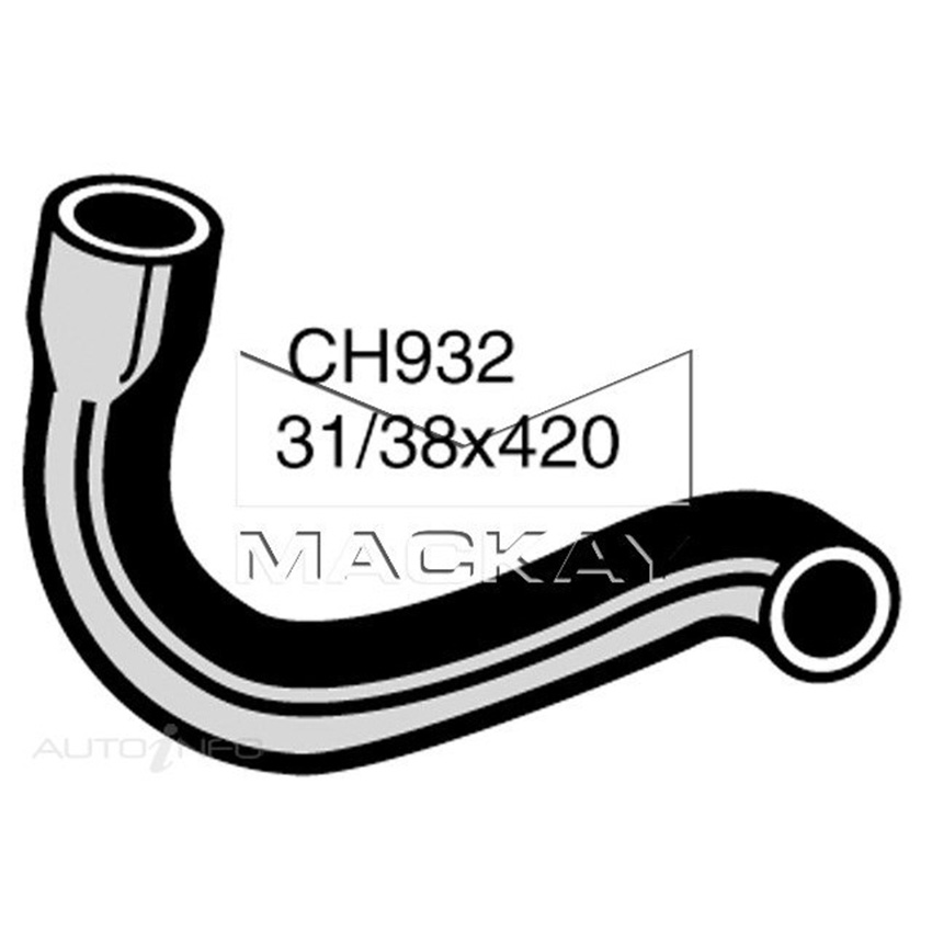 Mackay CH932 Bottom Hose For Ford Escort MKII 1977-1981 Mackay