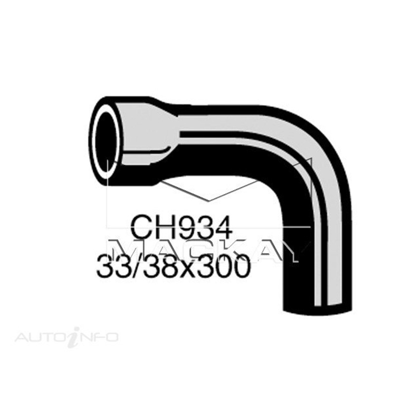 Mackay RADIATOR BOTTOM Hose For Ford Cortina TC - TD 1971-1977