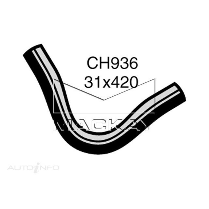 Mackay CH936 Radiator Upper Hose For Holden Torana LJ 3.3L I6 Petrol Manual/Auto