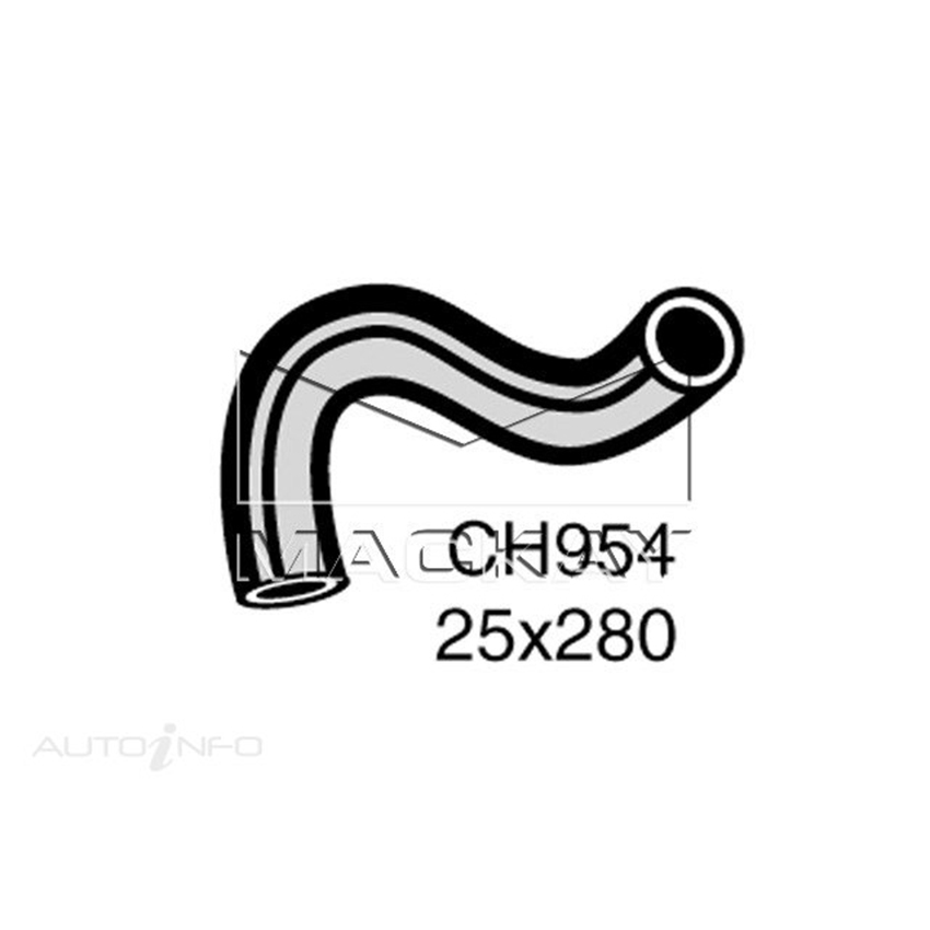 Mackay CH954 Radiator Upper Hose For Nissan 1200 B120 1.2L I4 Ptl Manual & Auto