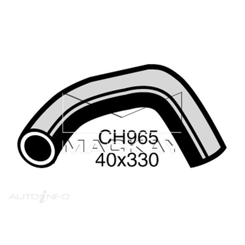 Mackay CH965 Radiator Upper Hose For Ford Falcon XB 4.1L I6 Petrol Manual & Auto