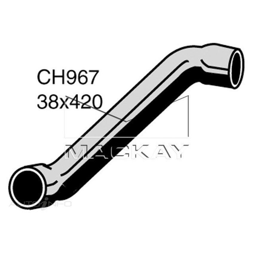Mackay CH967 Top Hose For Ford Falcon / Fairlane XA-XB, ZF-ZG 1972-1976 Mackay