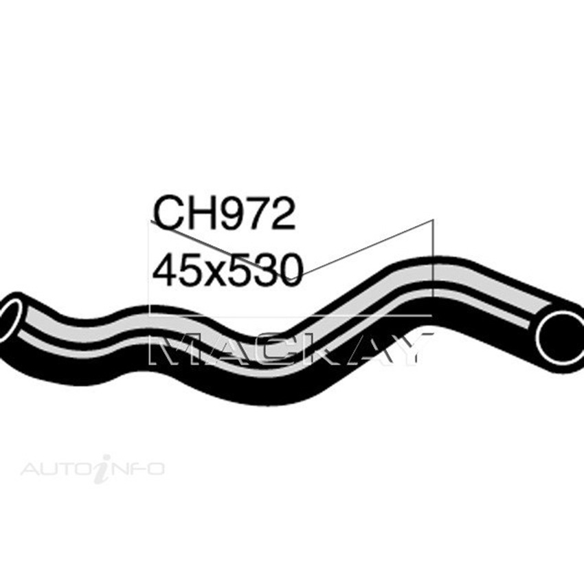 Mackay Radiator Lower Hose For Ford Falcon / Fairlane XC - ZH 1976-1979 - V8 