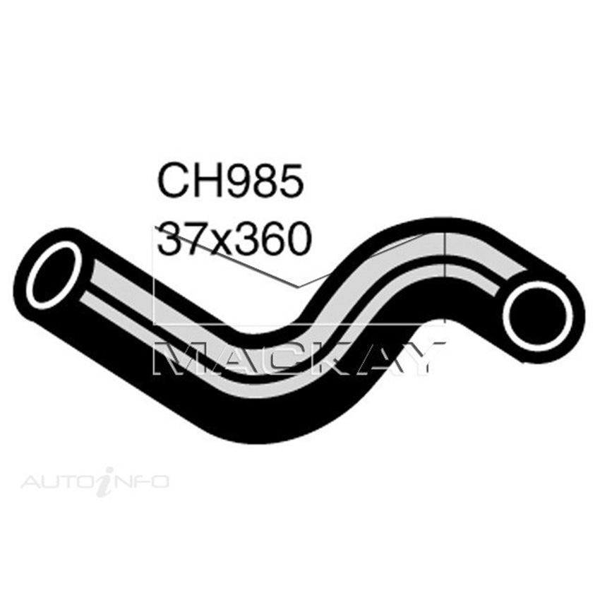  CH985 Radiator Upper Hose For Toyota LandCruiser FJ45R 4.2L I6 Ptl Man&Auto