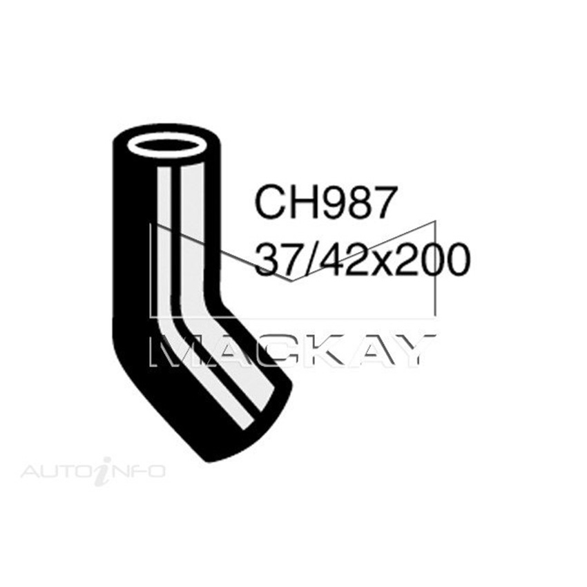  CH987 Radiator Lower Hose For Toyota LandCruiser FJ45R 4.2L I6 Ptl Man&Auto