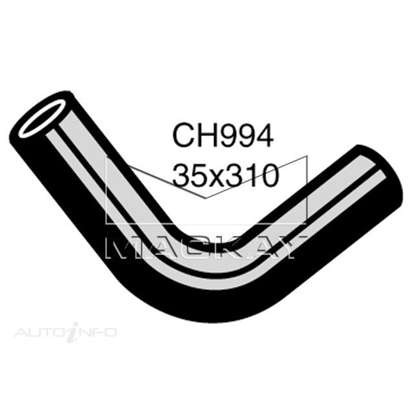 Mackay Radiator Upper Hose For Land Rover Series 3 88 2.3L Diesel Man & Auto
