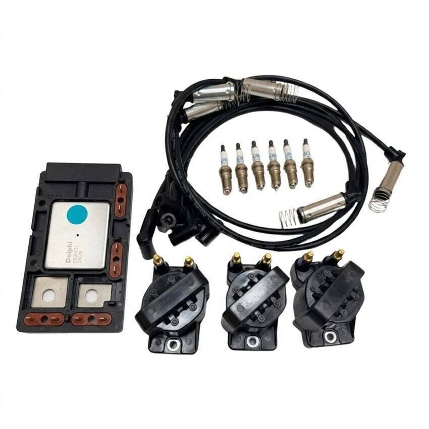 Ignition Coils, Leads & Double Platinum Plugs For Holden Statesman/Caprice 3.8L