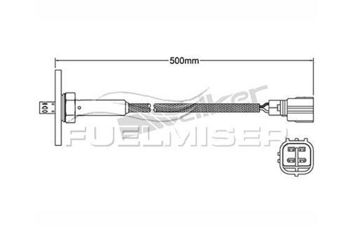 COS5304 Oxygen Sensor PRE-CAT for TOYOTA LANDCRUISER FZJ75R FZJ80R 4.5L 1FZ-FE 92 - 98 -Direct Fit 4 Wire 500mm Cable