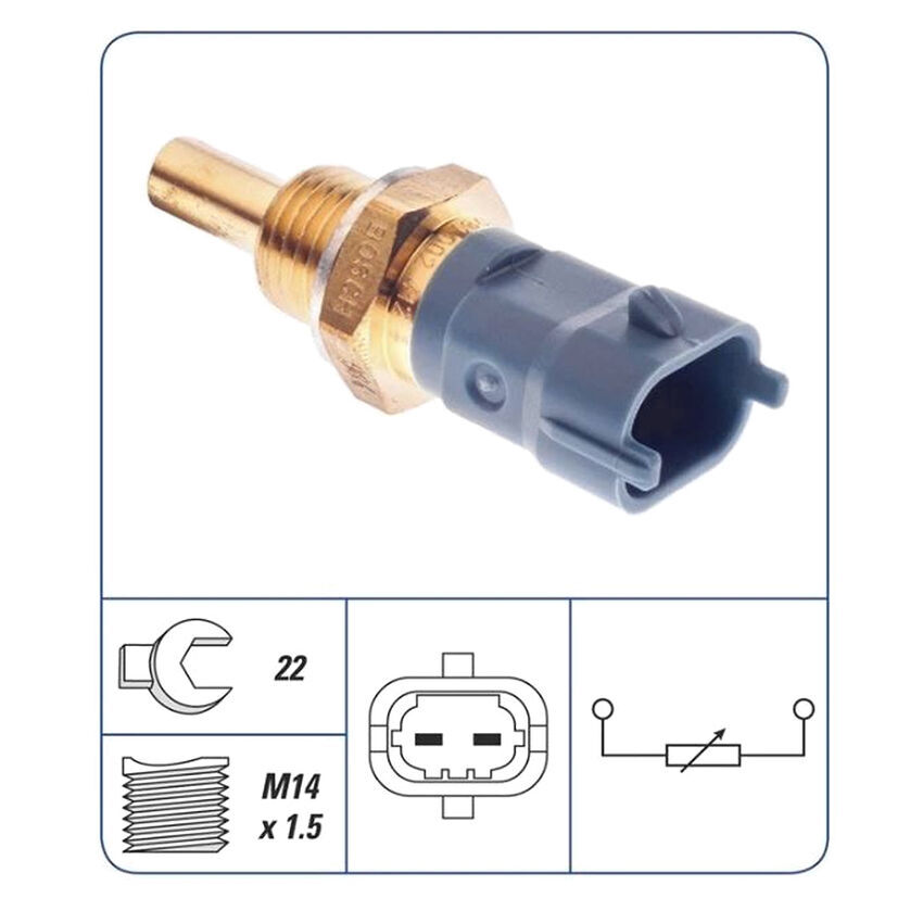 PAT Engine Coolant Temperature Sender For DAF CF85 12.6,12.9L MX-13 XE