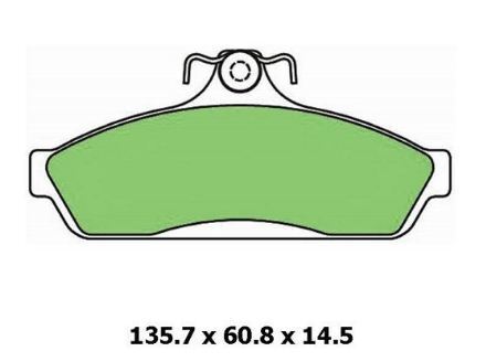 Protex Ultra Brake Pad Set Front For Holden Berlina VK VL VN  VS 3.3L/5.0L V6/V8