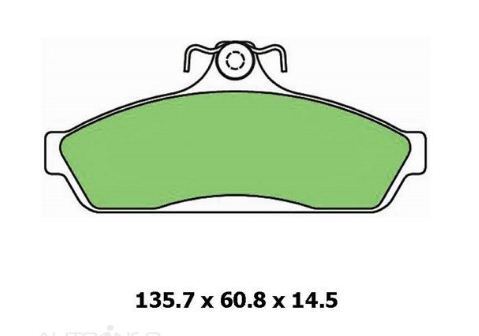 Protex Ultra Plus Brake Pad Set Front For Holden Calais VK VL VN VP 3.3L/5.0L V6