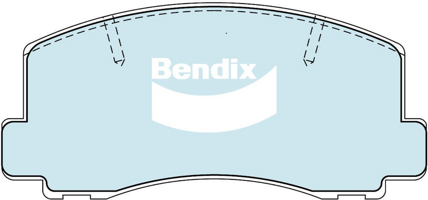 Bendix General CT Brake Pad Set Front For Mitsubishi Colt [A156, C12A, RD, RE]