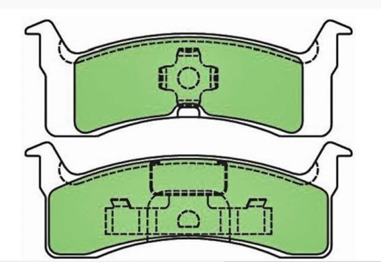 Protex Blue Brake Pad Set Front For Mitsubishi Magna TN TP TM 2.6L 8V SOHC