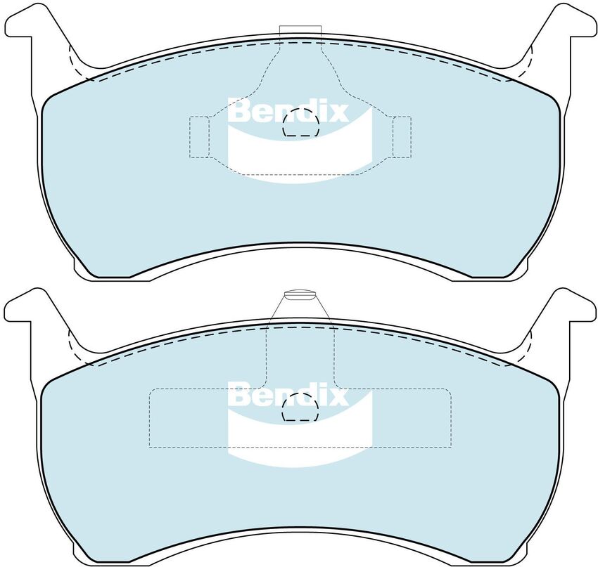 Bendix Ultimate Brake Pad Set Front - DB1108-ULT