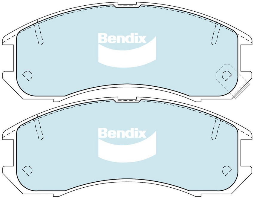 Bendix Heavy Duty Brake Pad Set Front  - DB1114-HD
