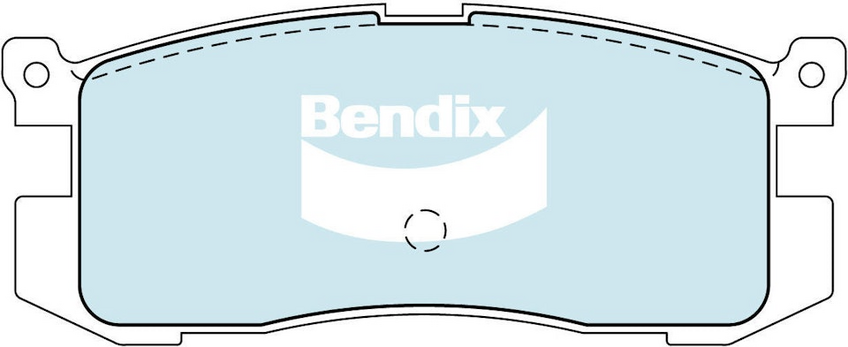 Bendix General CT Brake Pad Set Rear For Mazda 626 [GW, GD, GV] 2.0L/2.2L