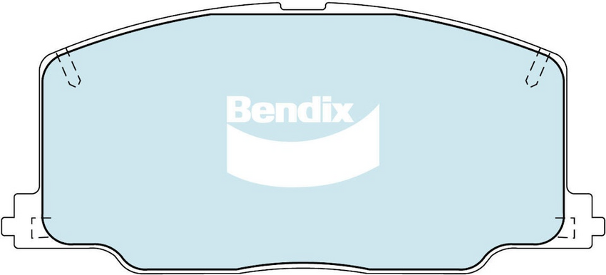 Bendix General CT Brake Pad Set Front For Toyota Celica [ST185, ST183, ST184]