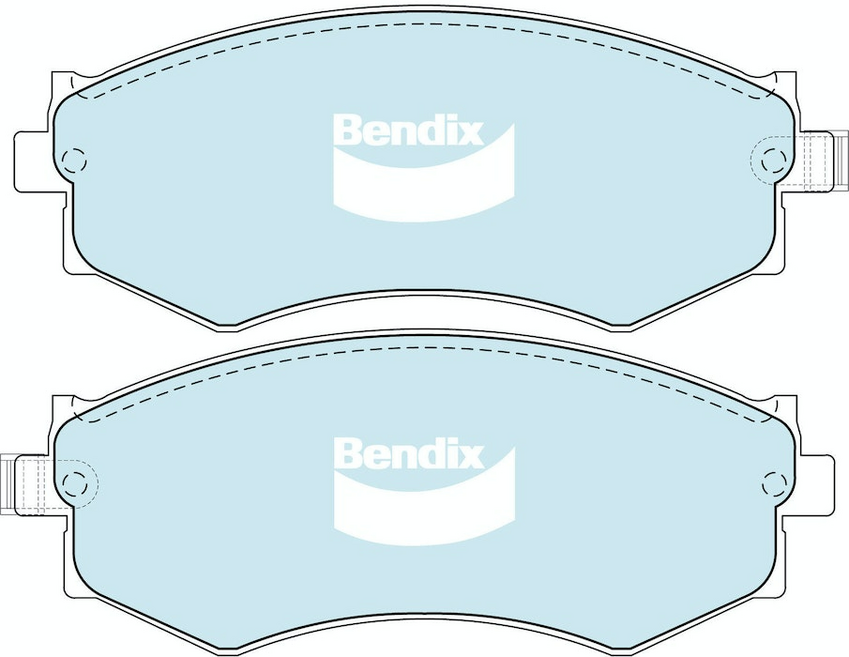 Bendix General CT Brake Pad Set Front For Nissan Skyline [R33] 2.0L/2.5L RWD,AWD