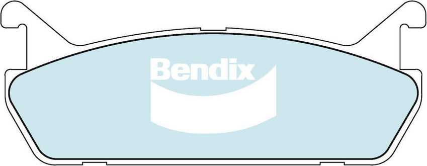 Bendix General CT Brake Pad Set Rear For Mazda Familia 16V Turbo [BG] 1.8L AWD