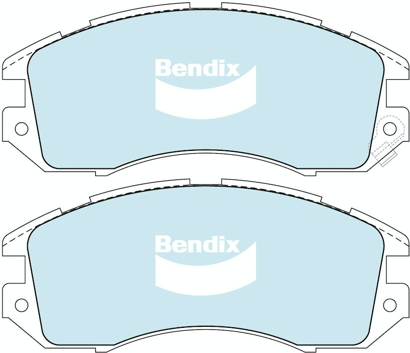 Bendix General CT Brake Pad Set Front For Subaru Outback [BG, BG9] 2.5L AWD