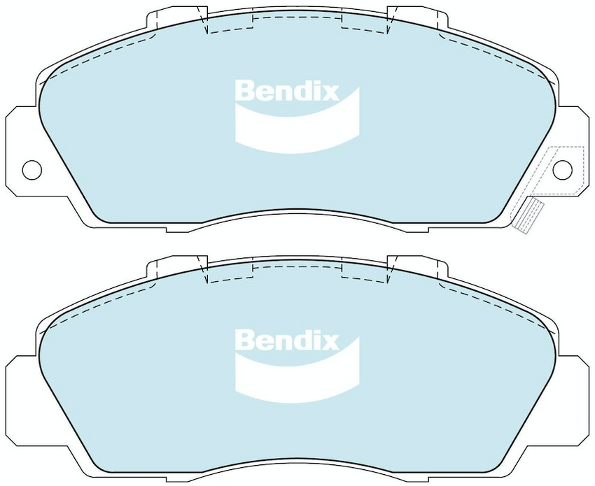 Bendix General CT Brake Pad Set Front For Honda Accord [CB, CC, CD, CE, CG, CK]