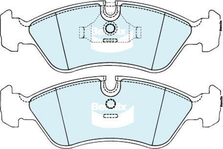 Bendix General CT Brake Pad Set Front For Holden Astra SRi, GSi [TR] 1.8L/2.0L