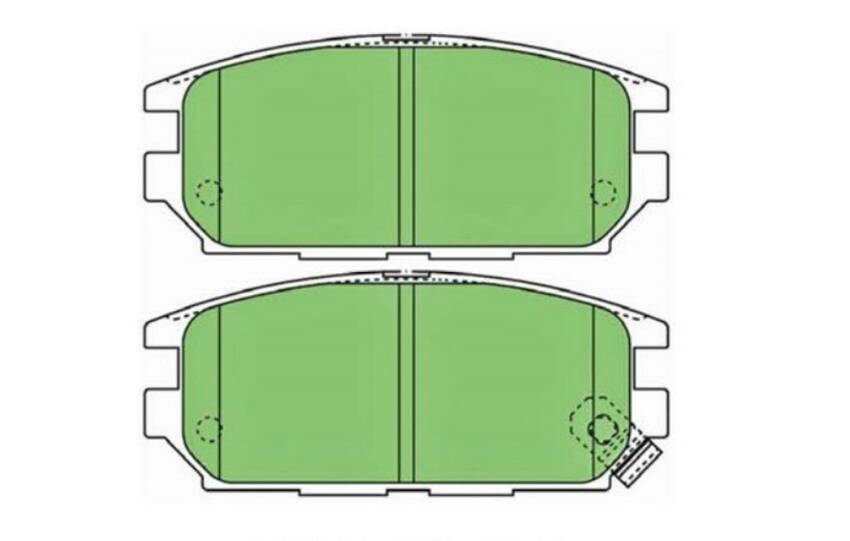 Protex Brake Pad Set Rear For Mitsubishi Verada/Pajero/Magna/Lancer/Galant/GTO
