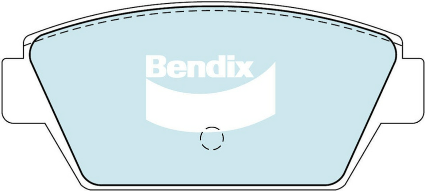 Bendix General CT Brake Pad Set Rear For Mitsubishi Lancer [CA,CB,CC,C62A, C63A]