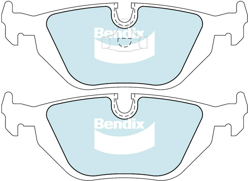 Bendix General CT Brake Pad Set Rear For BMW Z3 [E36] 2.8L/3.0L/3.2L RWD