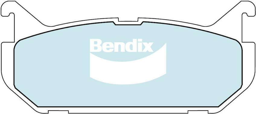 Bendix General CT Brake Pad Set Rear For Mazda 626 [GF, FE] 2.0L/2.5L FWD