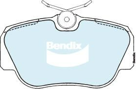 Bendix General CT Brake Pad Set Front For Mercedes-Benz 190 [W201]1.8L/2.0L/2.6L
