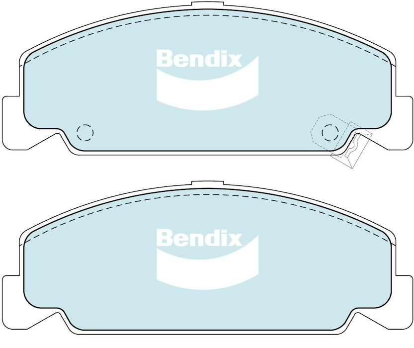 Bendix General CT Brake Pad Set Front For Honda Civic [EE, EG, EH, EJ, EK] FWD