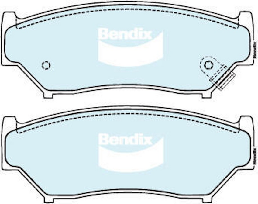 Bendix 4WD Brake Pad Set Front For Suzuki Vitara TA, ET 1.6L/2.0L V6