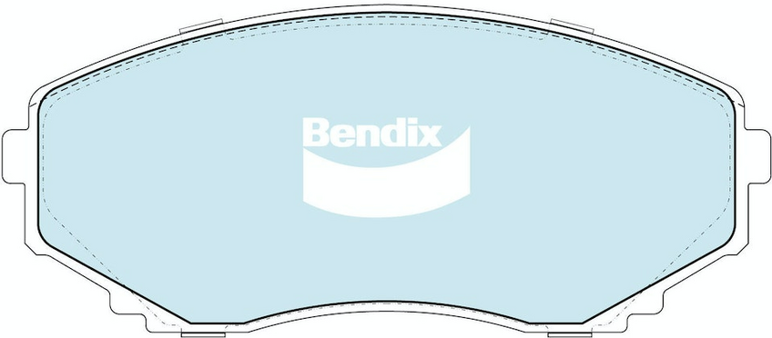 Bendix General CT Brake Pad Set Front For Mazda MPV V6 [LV,LW] 3.0L RWD, FWD MPV