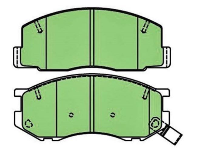PROTEX Ultra Ceramic Brake Pads Front For Toyota Previa/Spacia/Townace 2.0L/2.2L