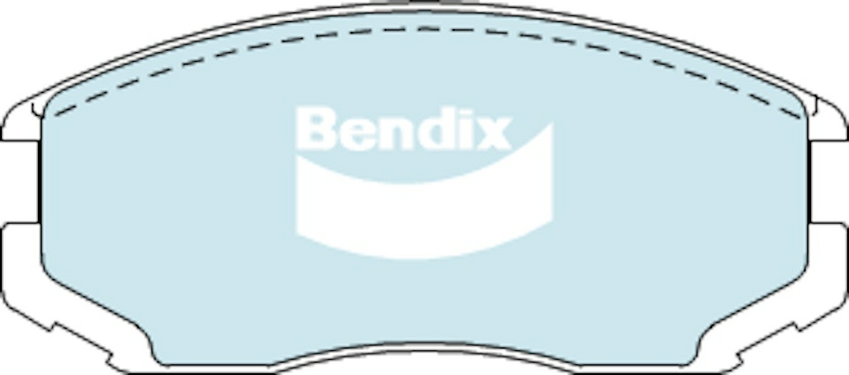 Bendix General CT Brake Pad Set Front For Proton Satria [C9M] 1.3L/1.5L FWD