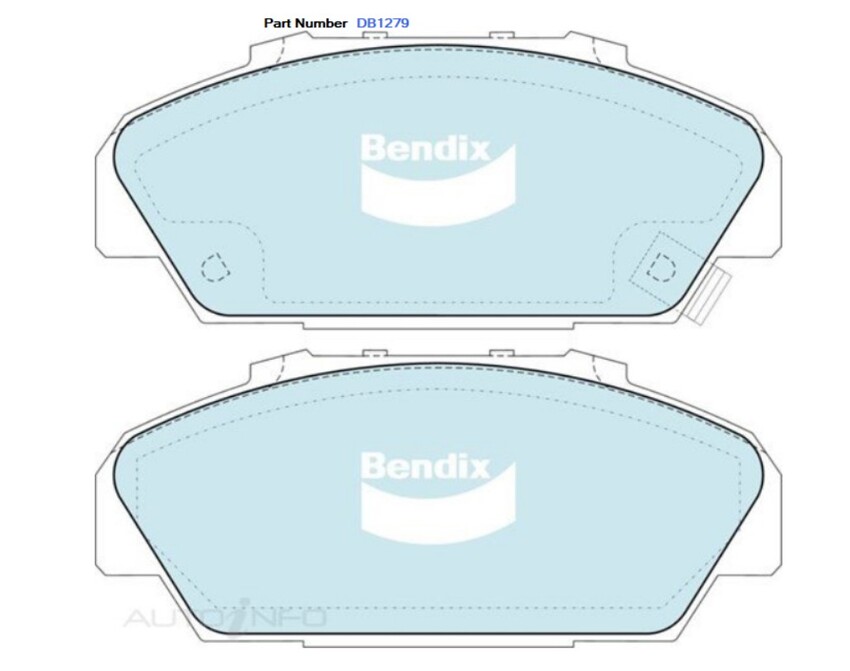 Bendix Advance Brake Pad Set Front For Honda Accord CB CB7 2.2L F22A5/F22A9