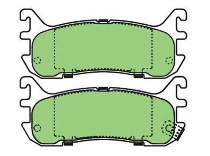 Protex Ultra Ceramic Brake Pads Rear For Mazda Familia/Lantis/MX5/Roadster 