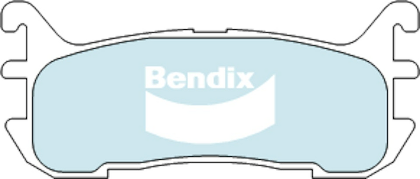 Bendix General CT Brake Pad Set Rear For Ford Laser [KJ, KL] 1.6L/1.8L FWD