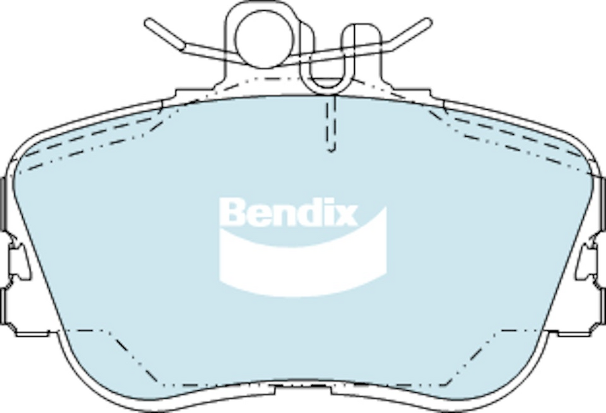 Bendix EURO+ Brake Pad Set Front For Mercedes-Benz C-Class C220 [W202, S202]2.2L