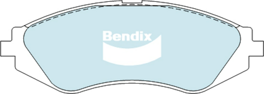 Bendix General CT Brake Pad Set Front For Holden Viva 1.8 i [JF] 1.8L FWD
