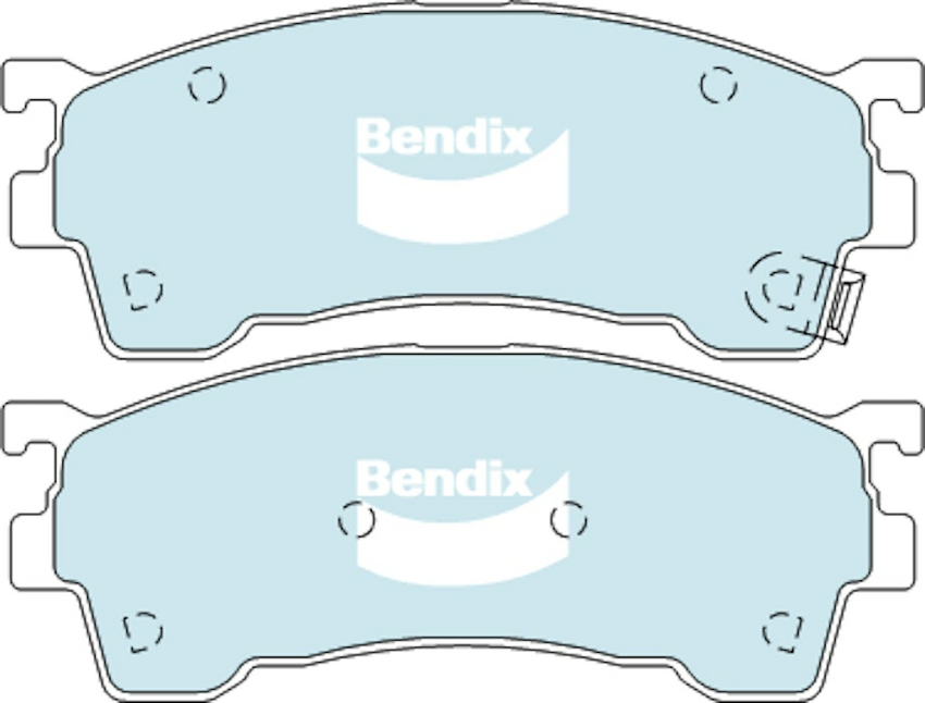 Bendix General CT Brake Pad Set Front For Mazda Premacy [CP] 1.9L FWD MPV