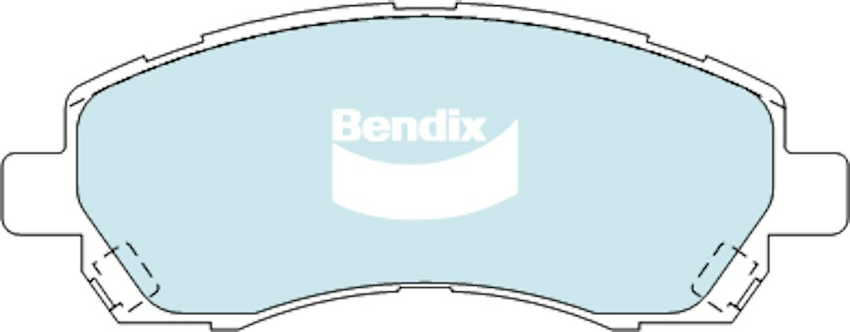 Bendix General CT Brake Pad Set Front For Subaru Liberty [BD, BG, BD7] 2.2L AWD