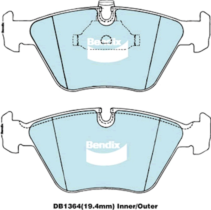 Bendix EURO+ Brake Pad Set Front For BMW Z4 2.5 i [E85] 2.5L 2003 - 2006