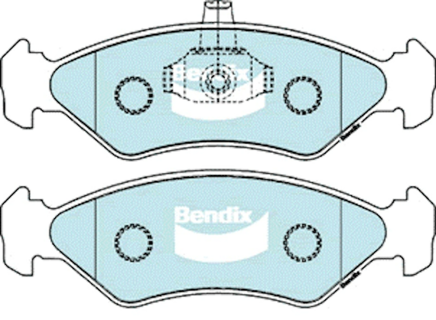 Bendix General CT Brake Pad Set Front For Mazda 121 Metro 16V [DW] 1.3L/1.5L FWD